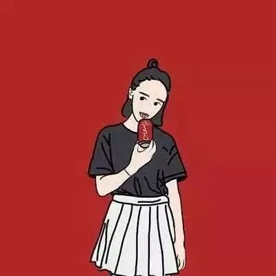 新年红色系合集情侣头像,男头女头,文字头像,复古头像,动漫头像