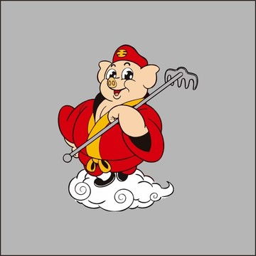 卡通猪设计模板下载设计素材素材下的动漫卡通设计模板
