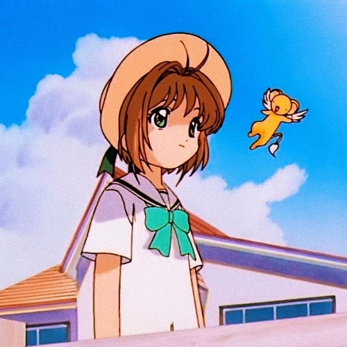 手绘和动漫截图,还有魔卡少女樱童年回忆