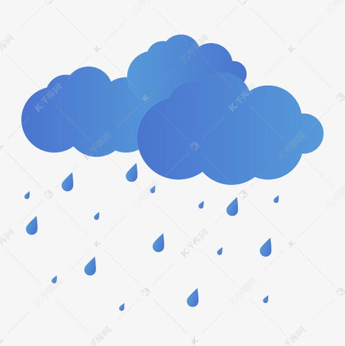 卡通风格可爱下雨素材图片免费下载千库网