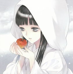 和风动漫头像身穿和服,姿形秀丽,自信十足的华丽少女