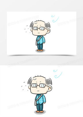 脱发的图片可爱表情包大全熊猫办公