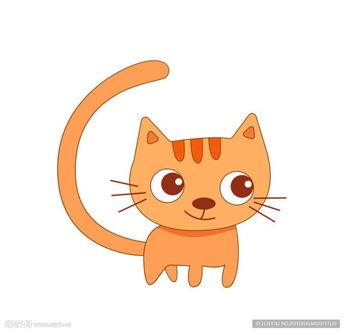 卡通小猫简笔画设计图