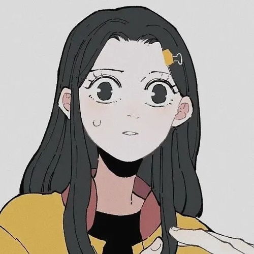 好看的女生动漫头像,手绘