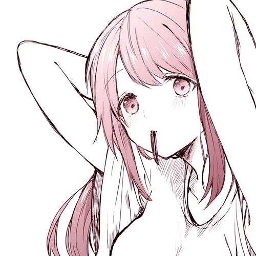动漫女头想和你一起养只猫