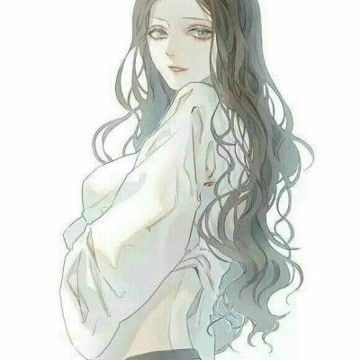 精选手绘女生头像手绘女生唯美简约头像,卡通头像图片