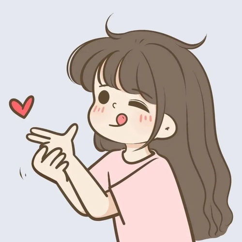 卡通手绘情侣头像