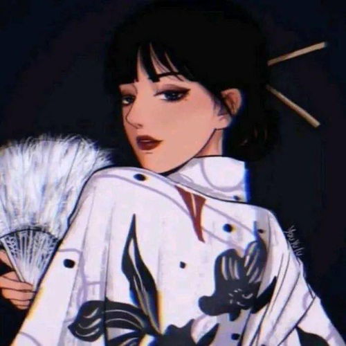 二次元动漫女生头像摸摸小猪头万事不用愁