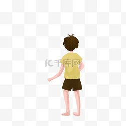 孩子背影卡通图片孩子背影卡通图片素材免费下载千库网