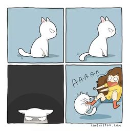 鉴定︱9张漫画再现猫奴生活,这是你吗