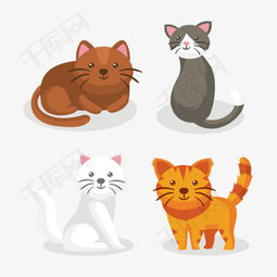 矢量卡通小猫素材图片免费下载高清psd千库网图片编号6488452