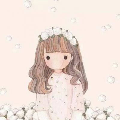 女生头像粉色卡通可爱女生