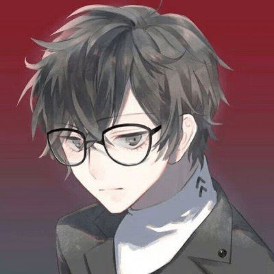 动漫男含眼镜男
