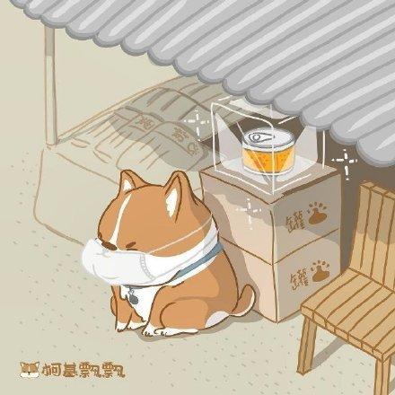 香港插画师pikng笔下胖嘟嘟的柯基,屁股实在太可爱了灵感的诞生项目治愈漫画