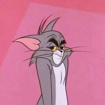 汤姆杰瑞情侣一对头像可爱猫和老鼠情头一左一右头像