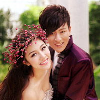结婚情侣头像结婚那一刻的幸福
