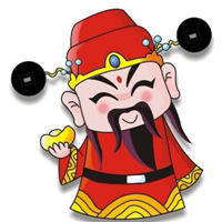 财神爷头像图片大全卡通财神爷图片合集