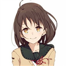 可爱短发卡通女生头像每一根发丝似乎都有活力