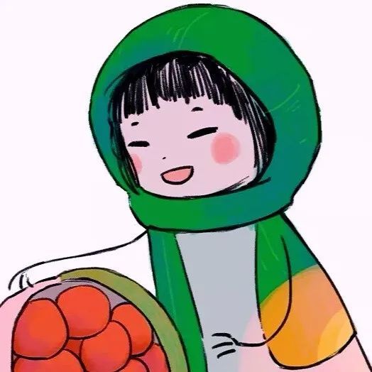 简约手绘卡通微信头像风说了许多把夏天注的盈满
