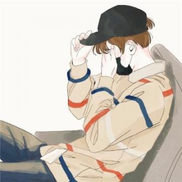 男生动漫头像图片帅气孤独一次长大足以支撑一生