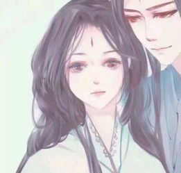 动漫情侣头像我们要走到最后,要相濡以沫,要携手终身