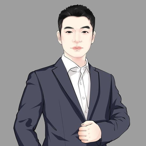 你的微信头像该换啦,适合中年大叔的真人手绘漫画头像,简约低调