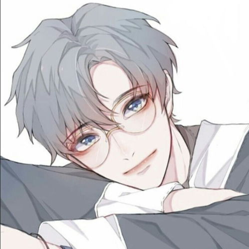 动漫头像男生戴眼镜头像,明明很喜欢却不敢靠近