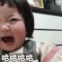 罗熙笑容止住表情包哈哈哈,不好笑