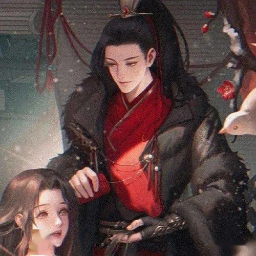 让人无法拒绝的古风情侣头像初见你眉眼,如寒冬中吹来的春日暖风