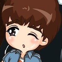 情侣qq头像小女生中长发,小男生短发动画小人物图片