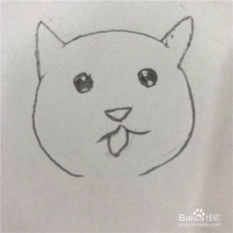 小猫的简笔画画法