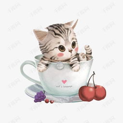 手绘猫咪素材图片免费下载高清卡通手绘png千库网图片编号7605908