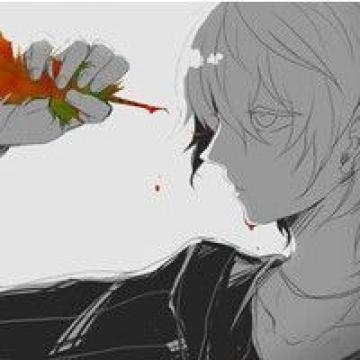 非主流男生黑白卡通头像