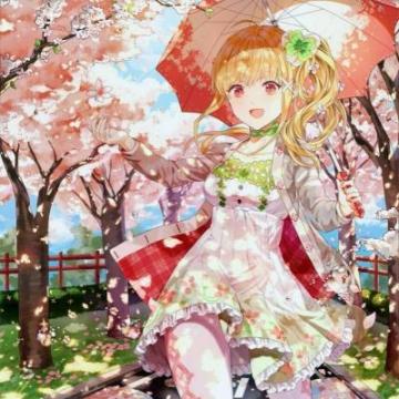 2020最火青春美少女卡通微博头像精选人潮拥挤咋没挤死你