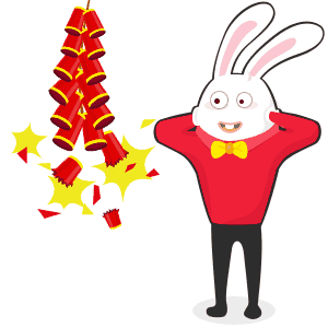 蘑菇头拜年表情包,2018年新年专用,拿去给亲朋好友拜年用不谢