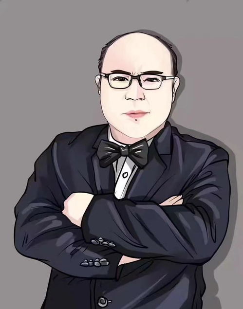 换个新头像换个风格吧,适合中年大叔的简约风真人手绘漫画头像