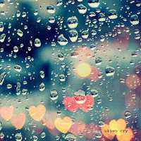 黑白下雨微信头像图片大全