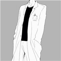 黑白卡通男生头像,帅气又超有男人味