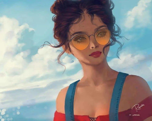 这种插画,女孩子根本扛不住