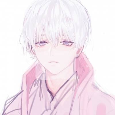 帅气撩人高冷动漫男头二次元高冷侧脸男头像