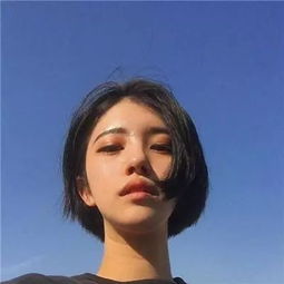 微信头像短发女生头像清爽干净