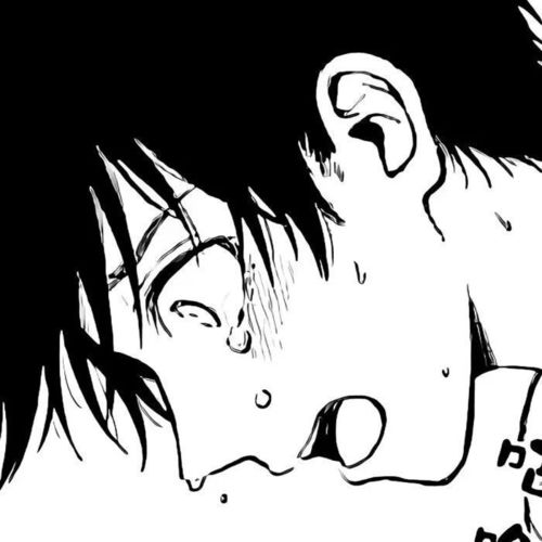 动漫男头微丧冷酷男头