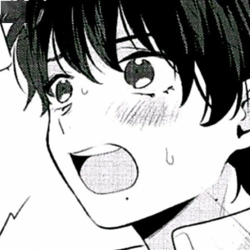 动漫头像敲多男女生黑白漫画风头像,爱不释手吖