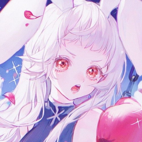 蓝色动漫情侣头像