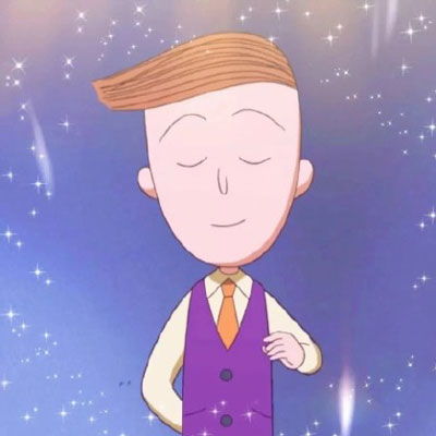 小丸子情侣头像一对超萌可爱樱桃小丸子系列cp头像