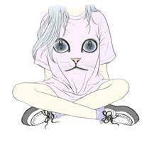 四人闺蜜卡通动漫头像两个女生