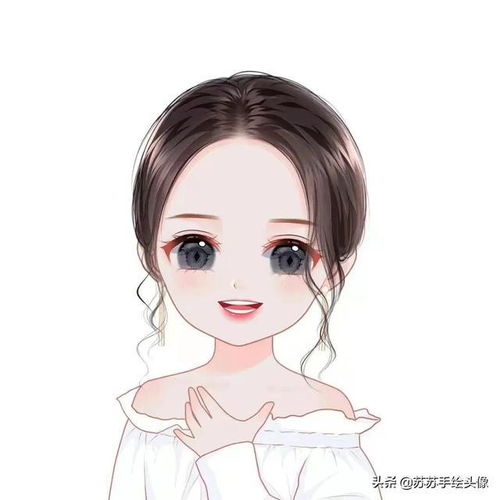 换个头像吧,聪明可爱的卡通女生头像,满满的少女感