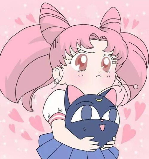 女生可爱头像卡通蓝色美少女战士