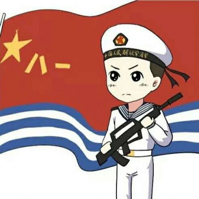 微信头像男军旅卡通
