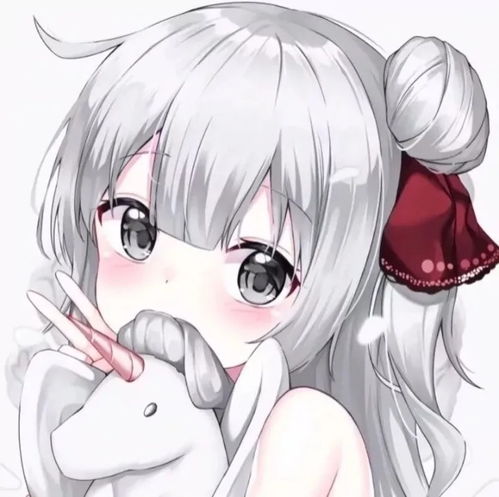 白发软妹头像做个清淡欢颜的女子,寂静于暖,安然于甜